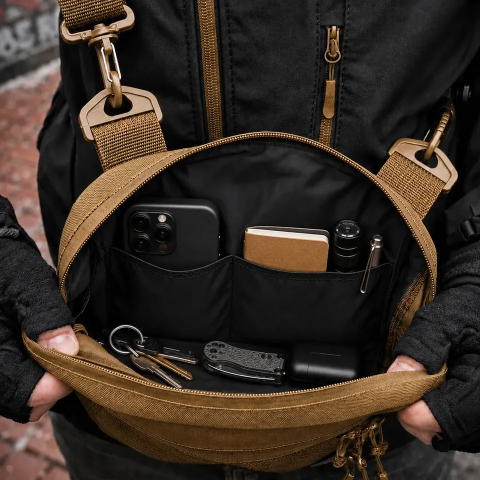 Пʼять кишень — edc-месенджер cordura 600d