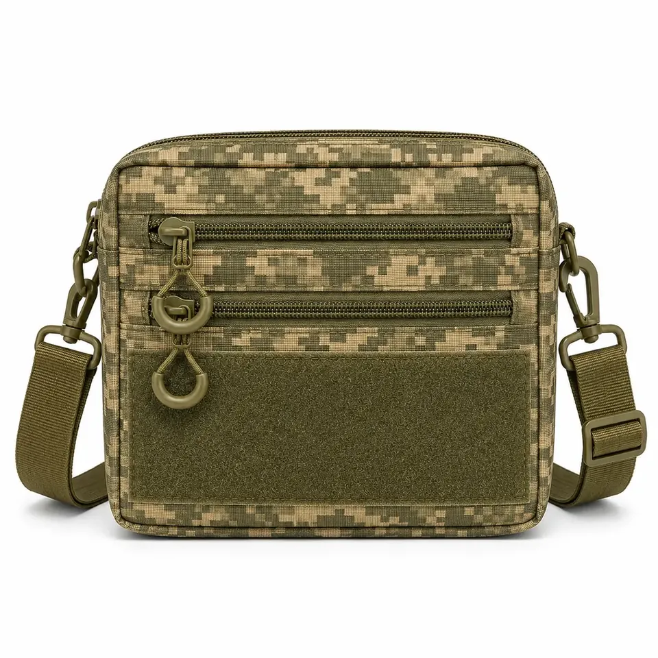EDC-сумка месенджер з Cordura 600D, 25×20 см, піксель