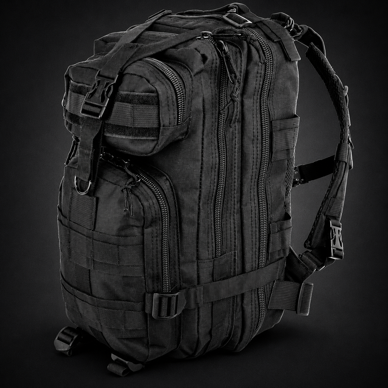 Тактичний рюкзак Tactic 1000D — чорний — купити, ціна 1 150 грн