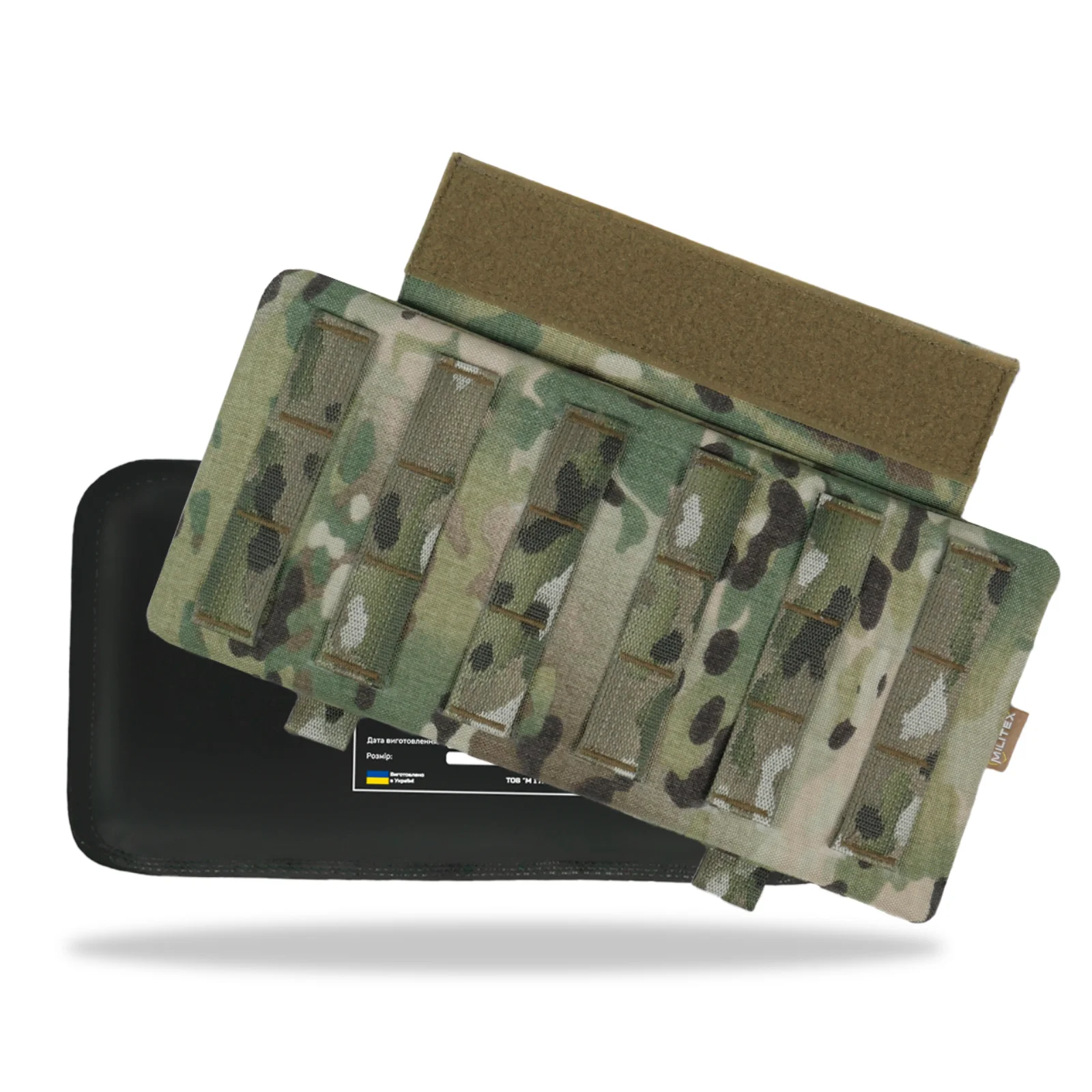 Захист попереку Gen.2 з балістичним захистом 1 класу Militex CORDURA original USA Мультикам