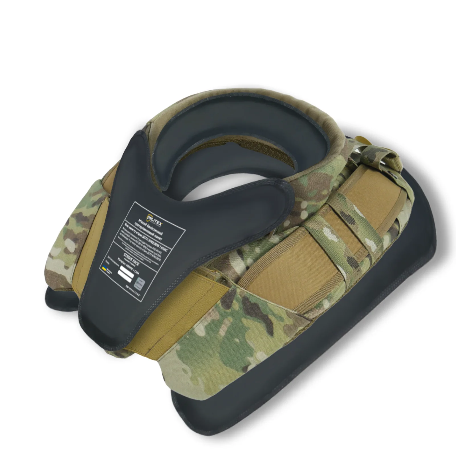 Захист шиї mod. 1 з балістичним пакетом Militex CORDURA USA Multicam