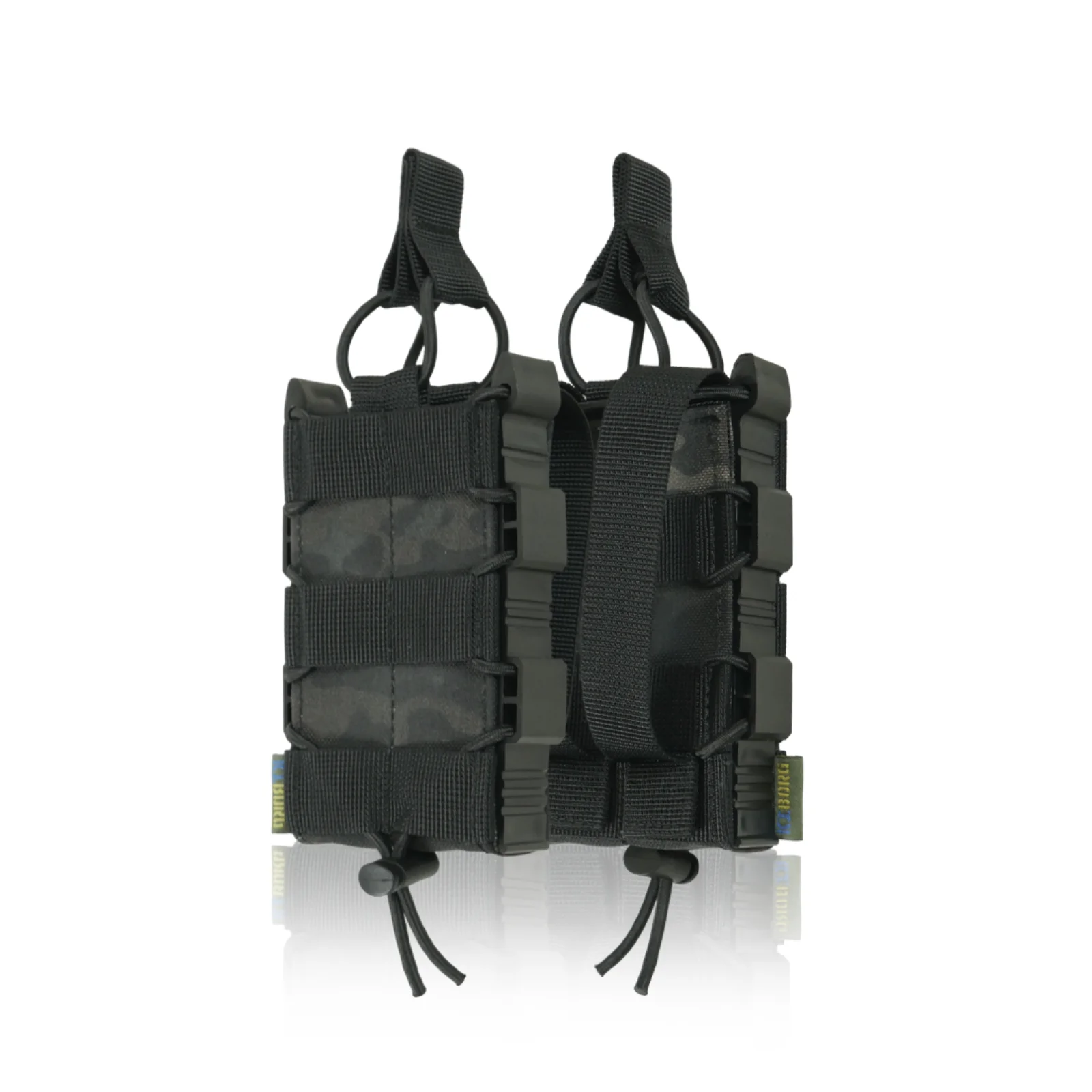 Посилений підсумок Kiborg GU Single Mag Pouch Чорний мультикам