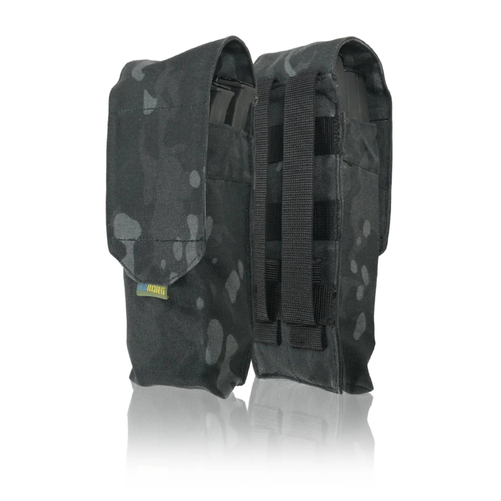 Підсумок під 2 магазина Kiborg GU Double Mag Pouch Чорний мультикам