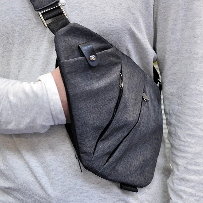 Тактична сумка Cross Body мессенджер з тканини, сумка тактична наплічна. Колір: чорний